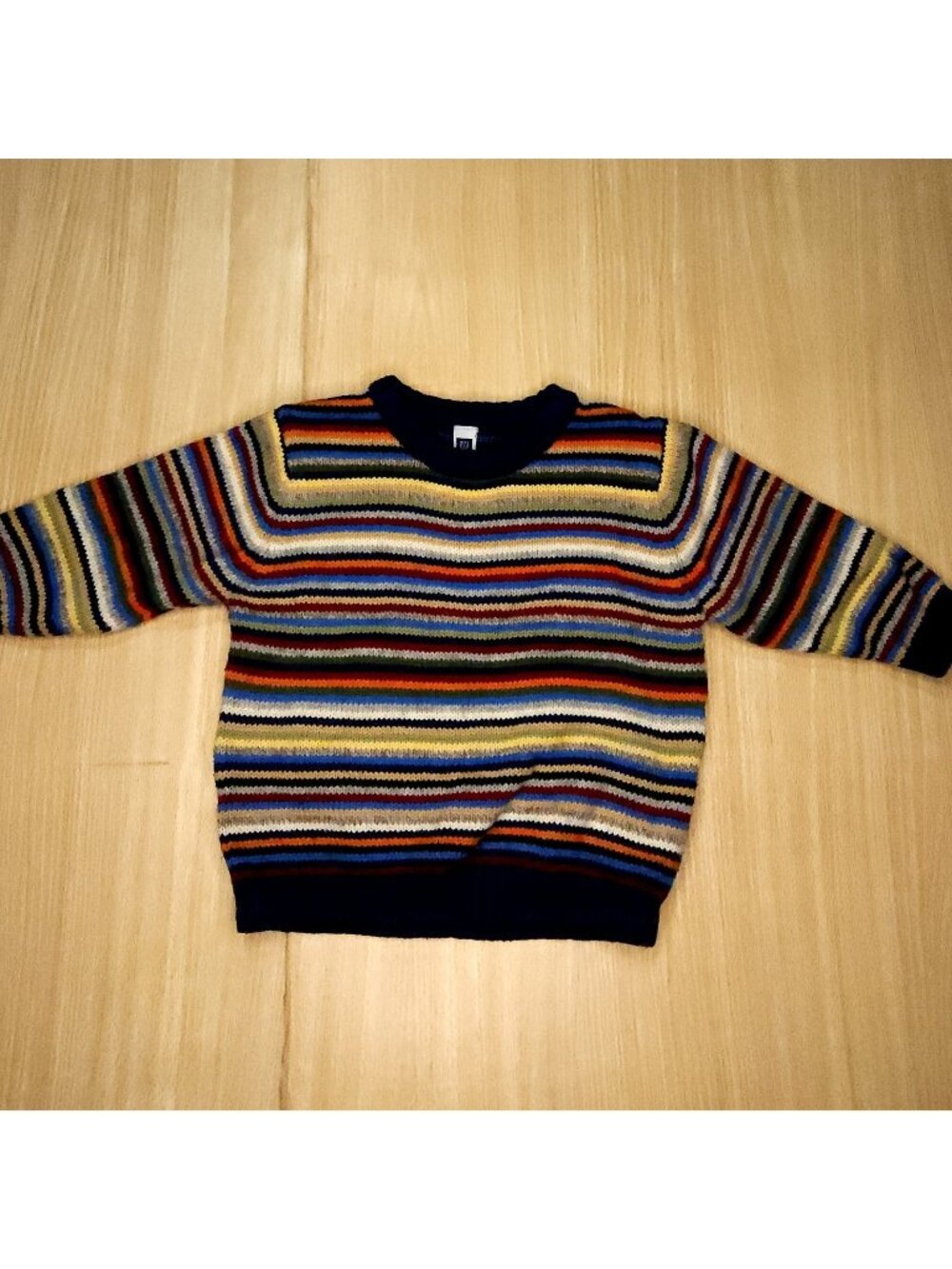 Baby Gap Toddler Boys Wool Blend Multi Color Striped Sweater 2T